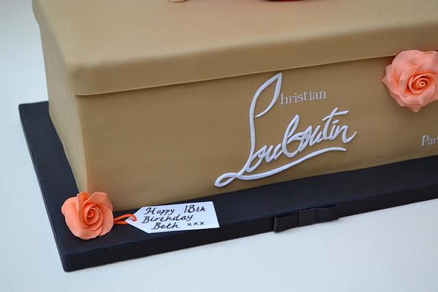 Christian Louboutin Stiletto Shoe Cake - Cake by - CakesDecor