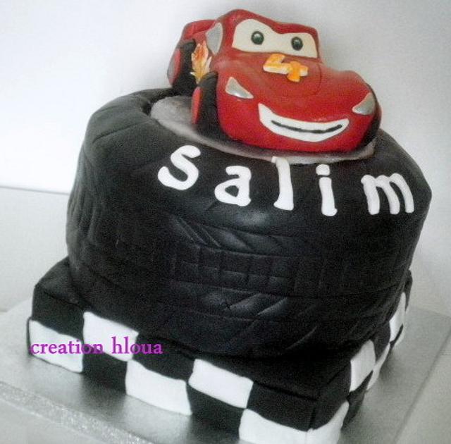 Gateau Flash Mcqueen Cake By Creation Hloua Cakesdecor