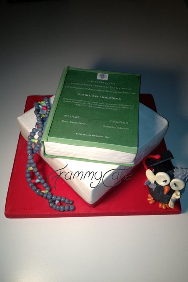 The DNA Cake Decorated Cake by GrammyCake CakesDecor