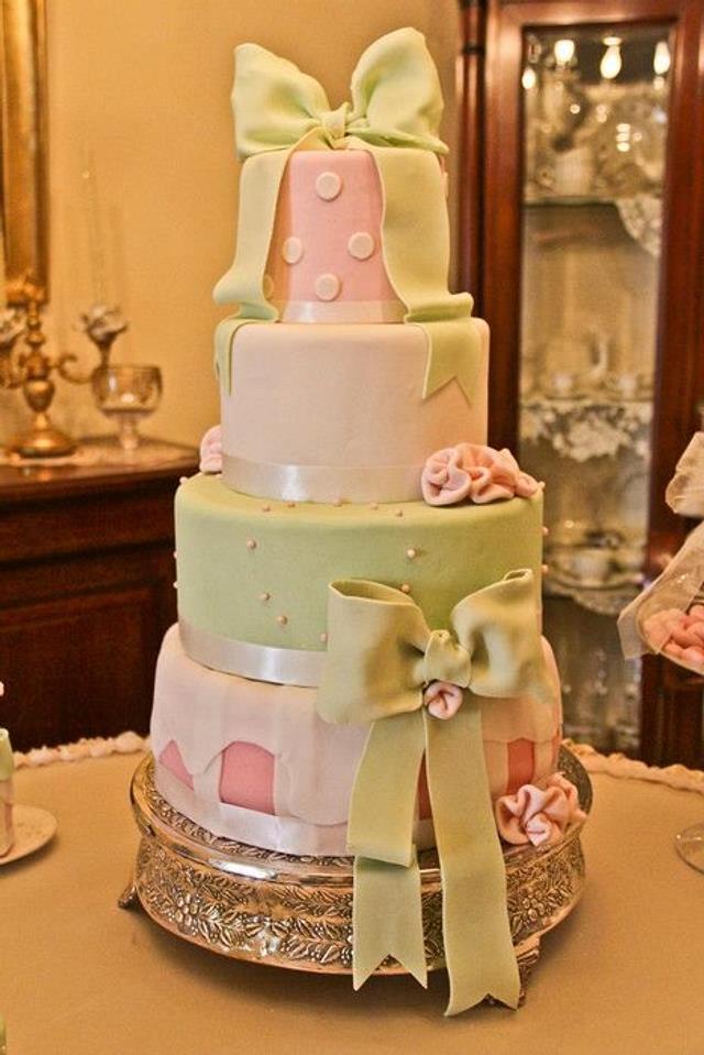 Shabby Chic Cake Cake By Vittoria Cakesdecor