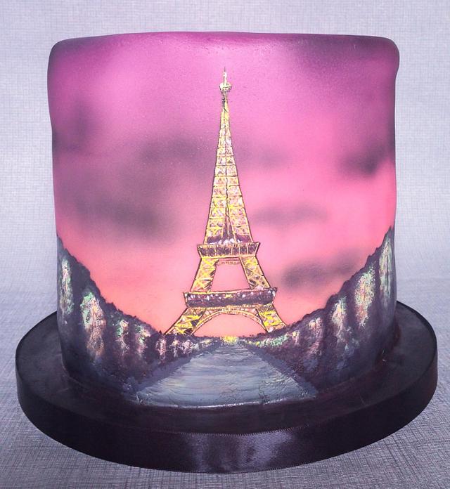 Parisian Cake Decorated Cake by Baked4U CakesDecor