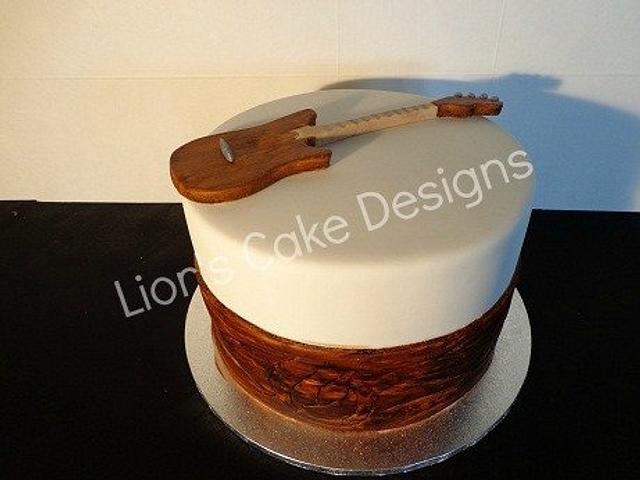 Guitar Cake Cake By Lior S Cake Designs Cakesdecor