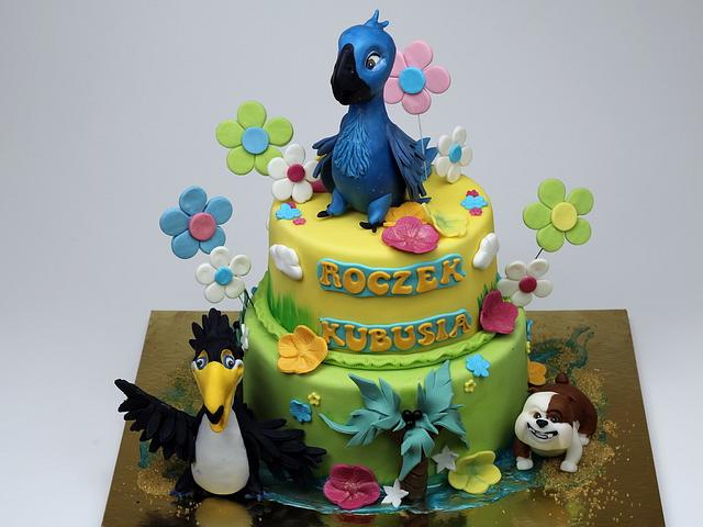 Rio Birthday Cake - Decorated Cake by Beatrice Maria - CakesDecor