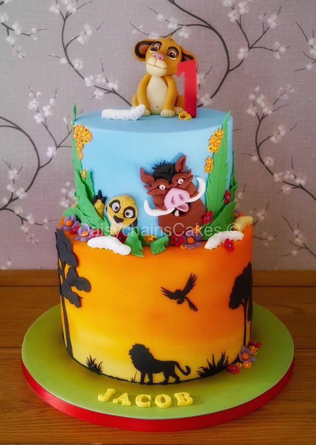 Lion king cake - Decorated Cake by Daisychain's Cakes - CakesDecor