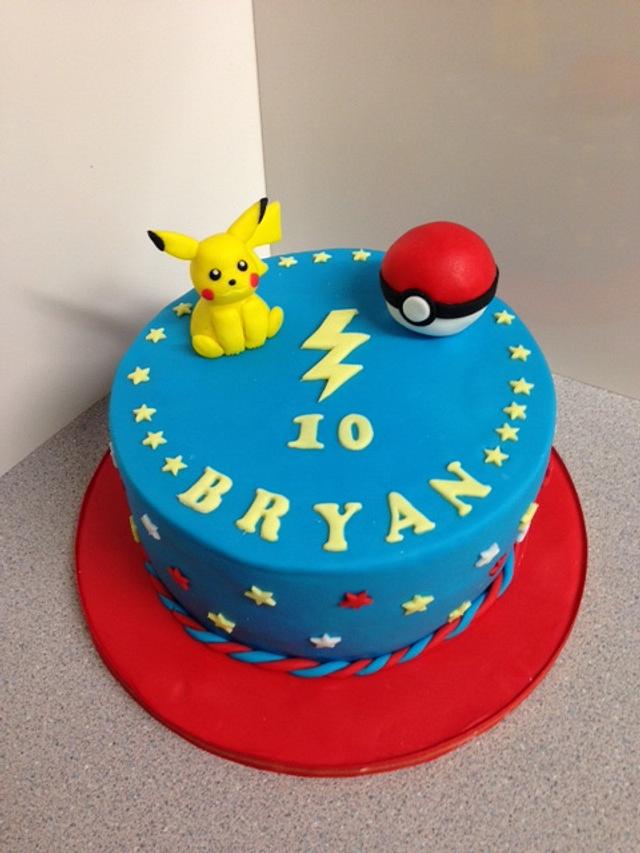 Pokemon birthday cake - Decorated Cake by cakesbyiwona - CakesDecor