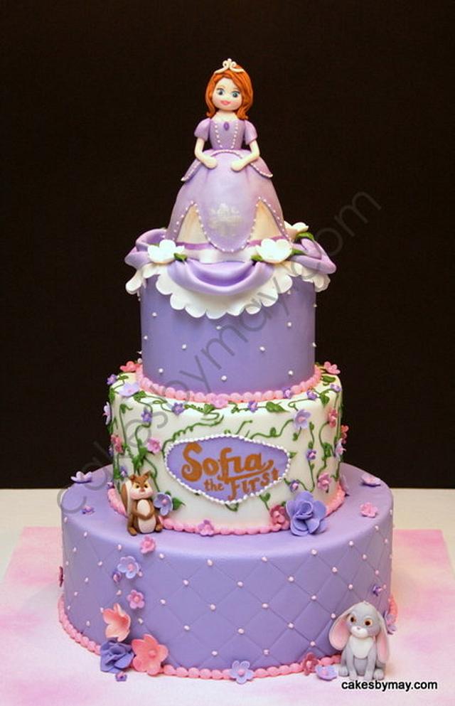 Happy 7th birthday princess Sofia 💗 . . . . . . . . #cake #cakedesign  #cakedecorating #fondantcake #weddingcake #foodporn #flowers… | Instagram