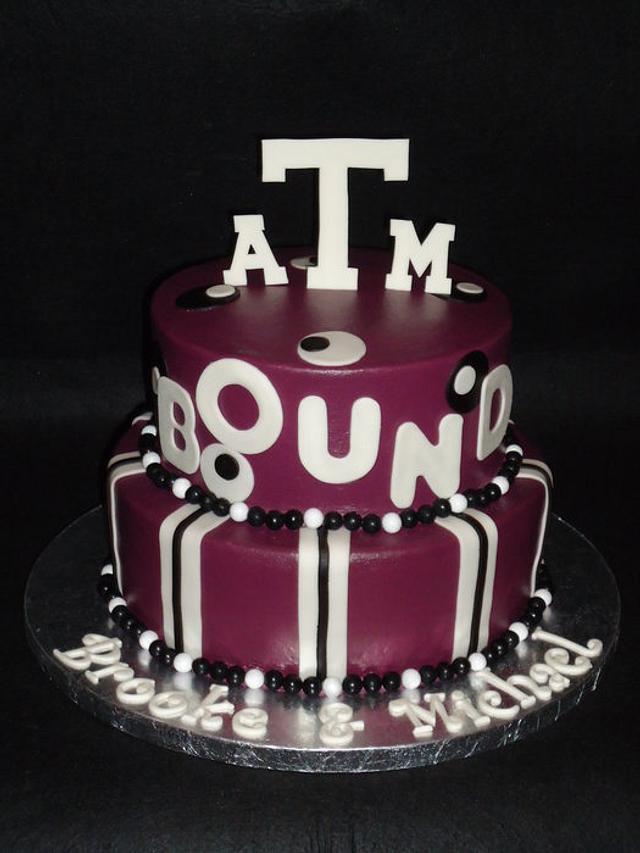 Texas A&amp;M Bound Cake by Kim Leatherwood CakesDecor