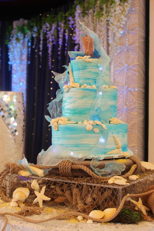 Unique Sea Themed Cake - Cake by MsTreatz - CakesDecor