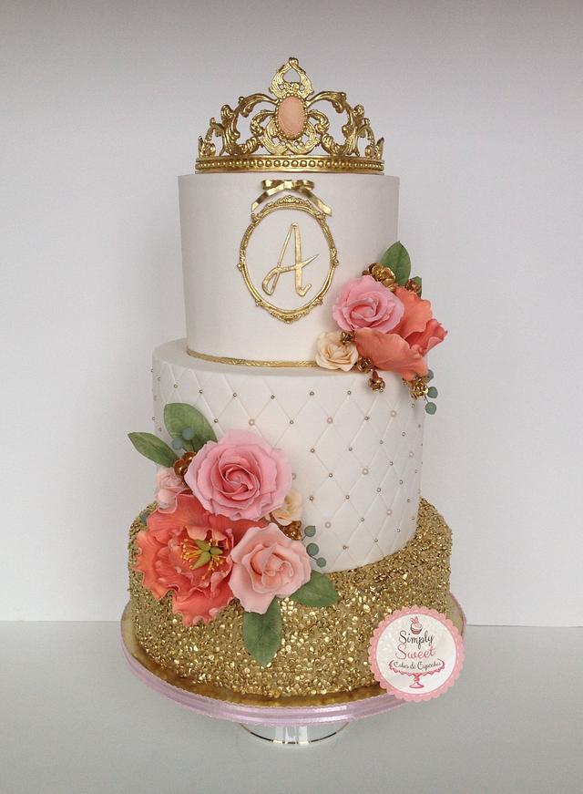 A cake fit for a Princess - Decorated Cake by - CakesDecor