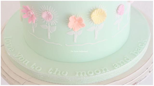 Nijntje/Miffy cake, love you to the moon and back..