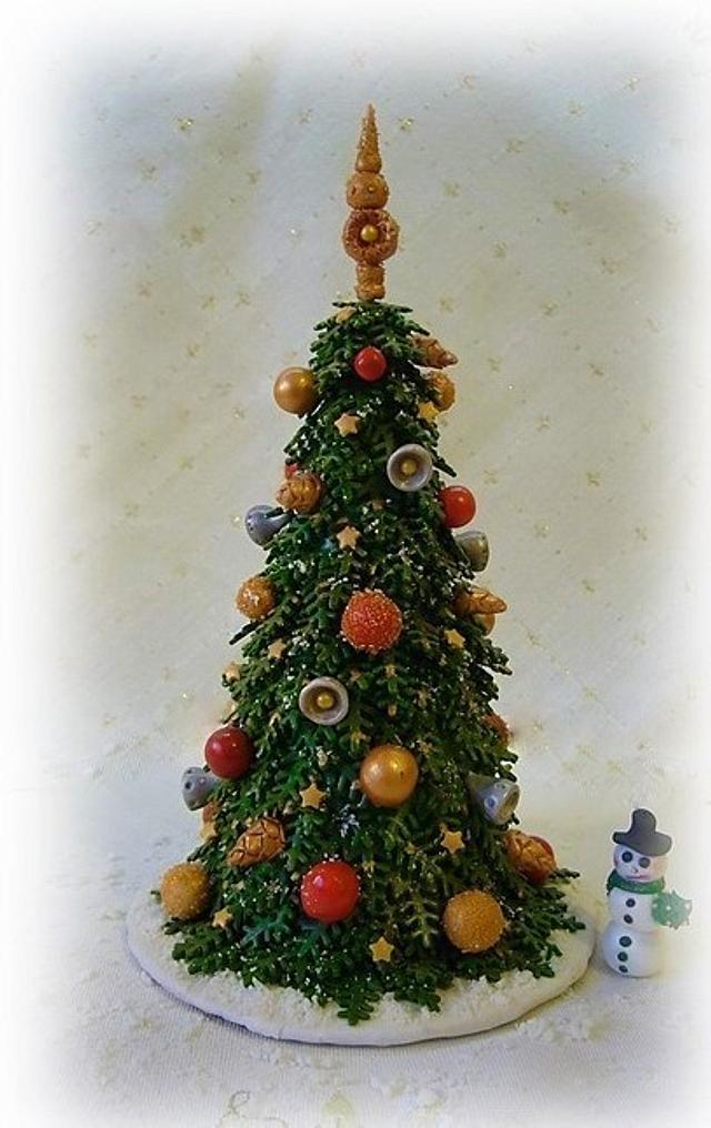 Christmas - Decorated Cake by Bożena - CakesDecor