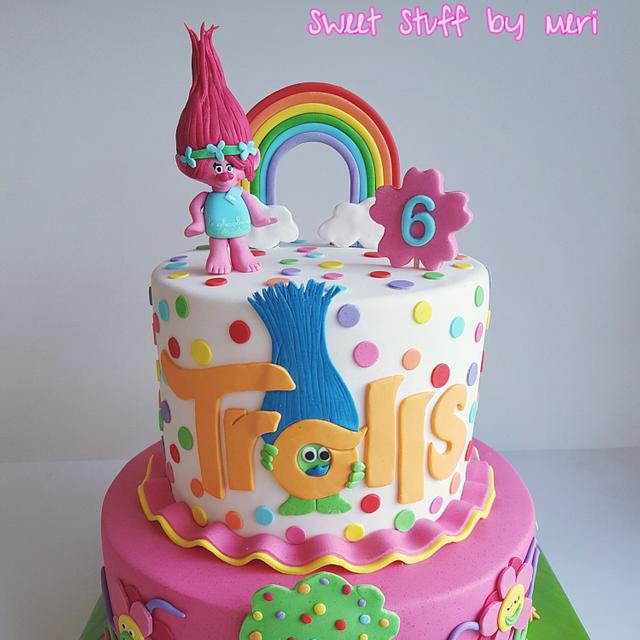 Trolls cake - Decorated Cake by Meri - CakesDecor