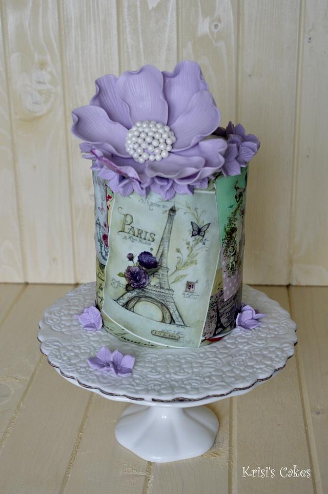 Cake Paris Decorated Cake By Krisicakes Cakesdecor 5388