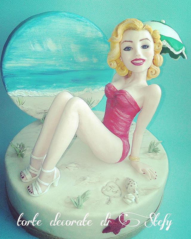 Beach Pin Up Cake By Torte Decorate Di Stefy By Cake