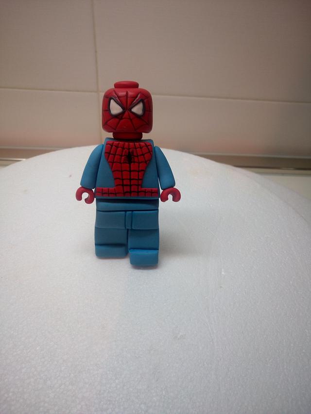 Spider-Man lego - Decorated Cake by Mariana Frascella - CakesDecor