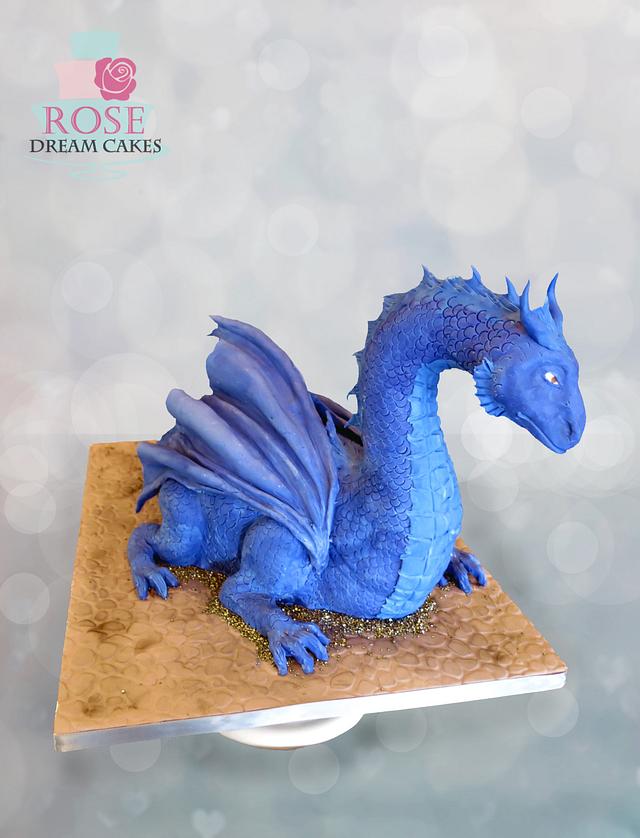 3D Dragon Cake (Saphira from Eragon)