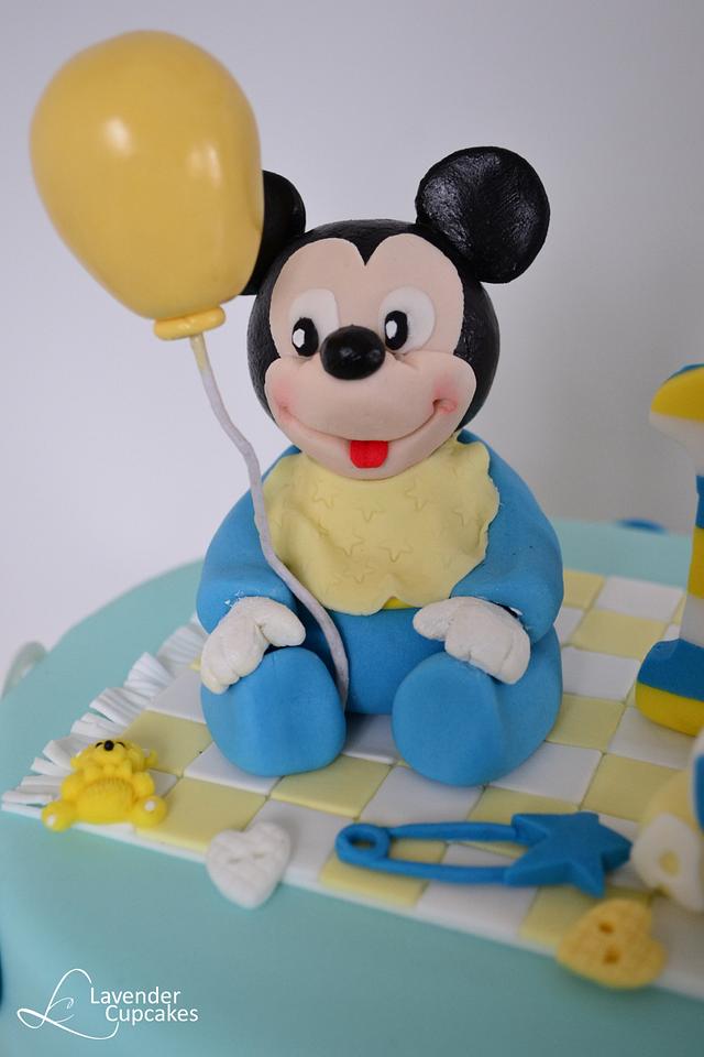 Baby Mickey Mouse Cake Cake By Lavendercupcakes Cakesdecor