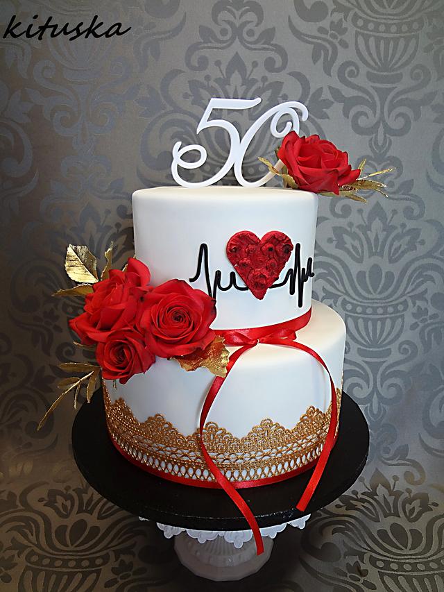 Birthday cake for nurse - Decorated Cake by Katarína - CakesDecor