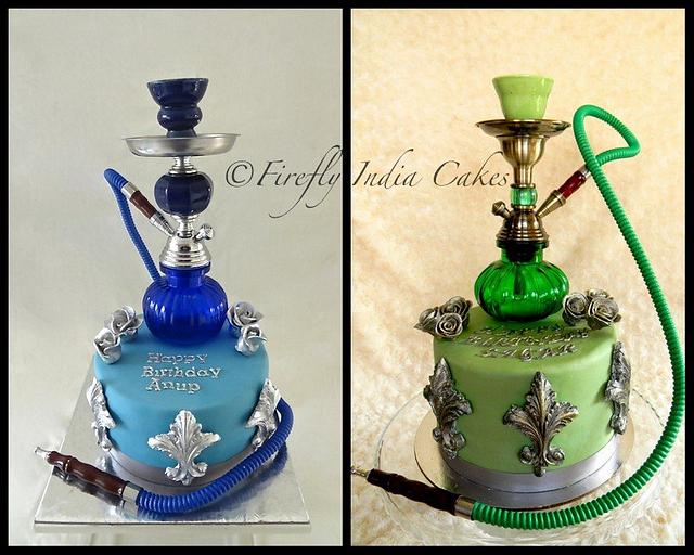 Real Hookah Cakes Cake by Firefly India by Pavani Kaur CakesDecor