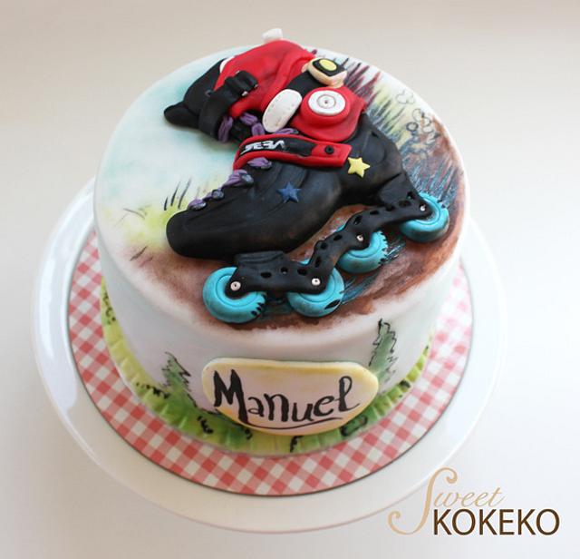 Roller Skate Cake