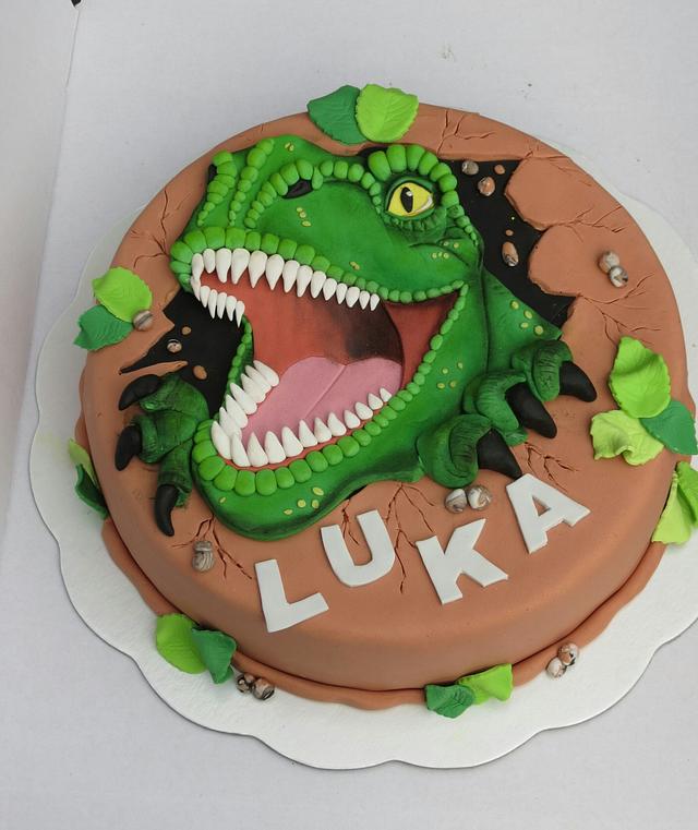 T-Rex cake - Decorated Cake by Jelena Brkljac - CakesDecor