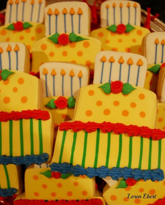 Birthday Cake Cookies! - Cake by Loren Ebert - CakesDecor