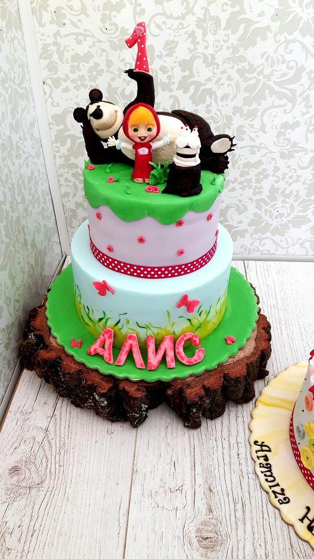 Masha and Bear cakes - Decorated Cake by Nebibe Nelly - CakesDecor