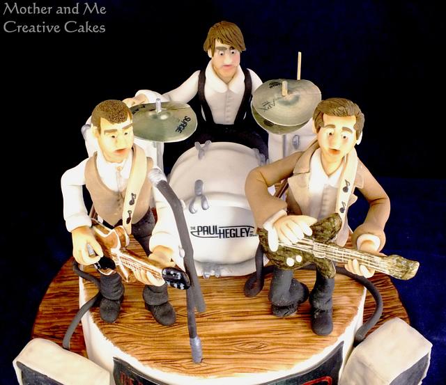 Band Cake Decorated Cake by Mother and Me Creative CakesDecor