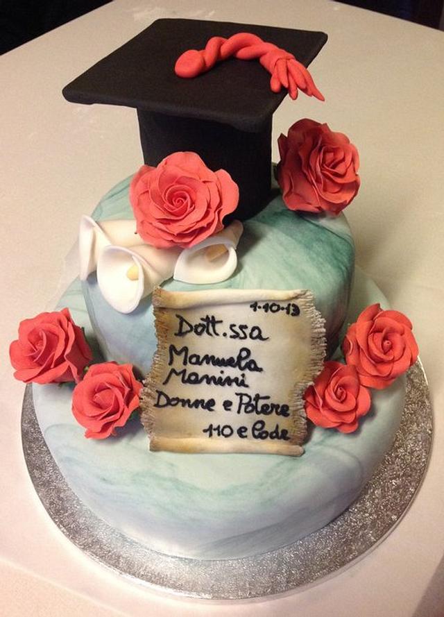 Graduation Cake Decorated Cake By Camilla Rosso Cakesdecor