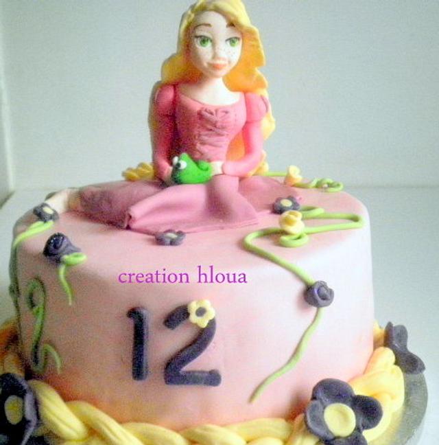 Gateau Raiponce Cake By Creation Hloua Cakesdecor