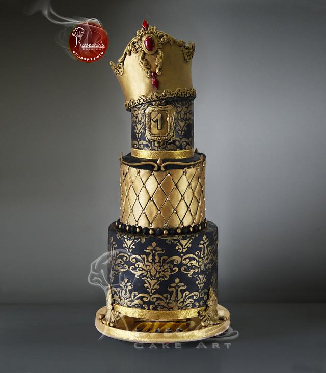 Prince/ Royal Themed Cake by Purbaja B Chakraborty - - CakesDecor