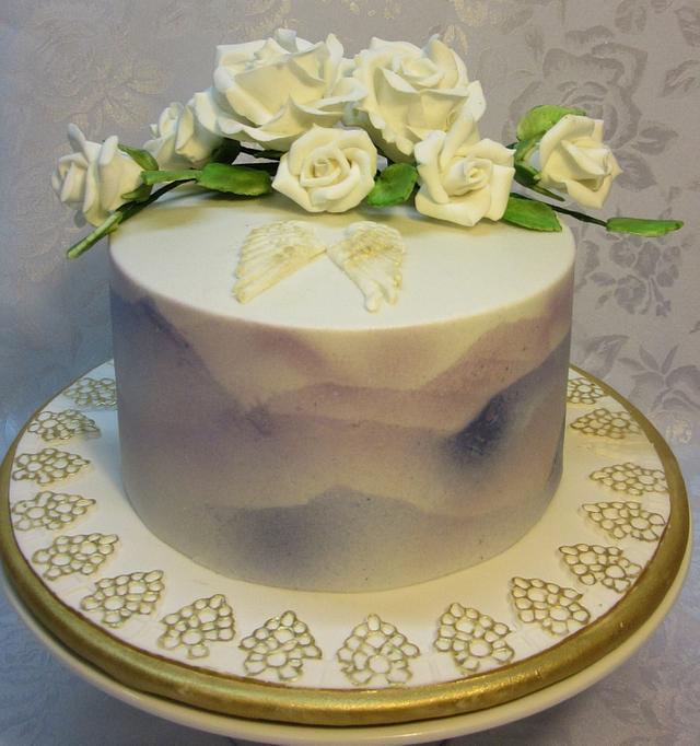 Funeral Cake for my Mum Decorated Cake by Sugarart CakesDecor