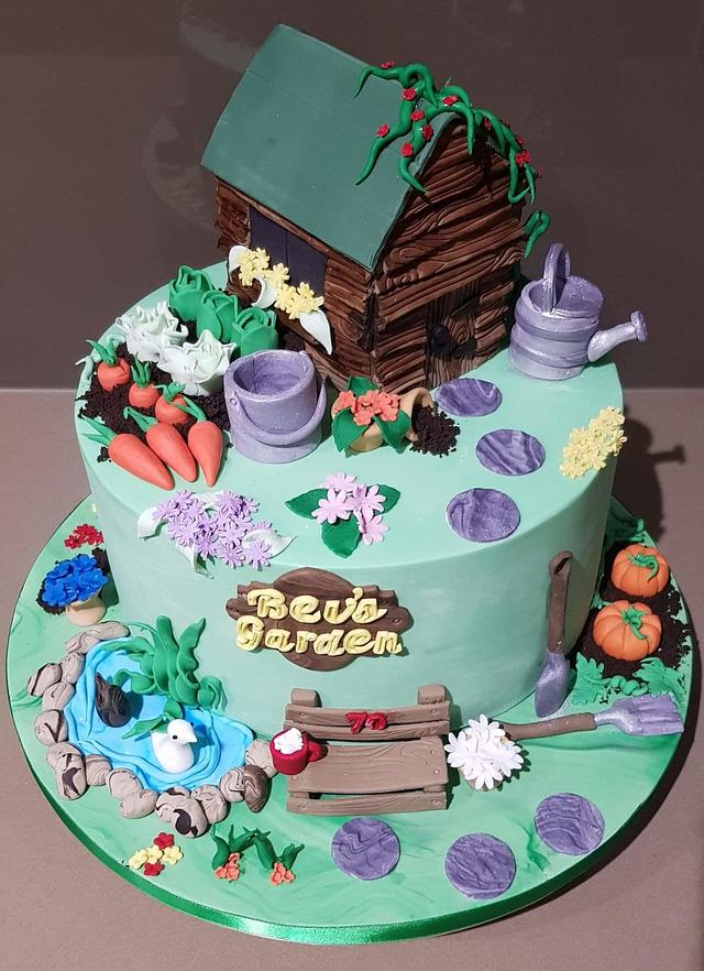 Vegetable Garden - Cake by Su Cake Artist - CakesDecor