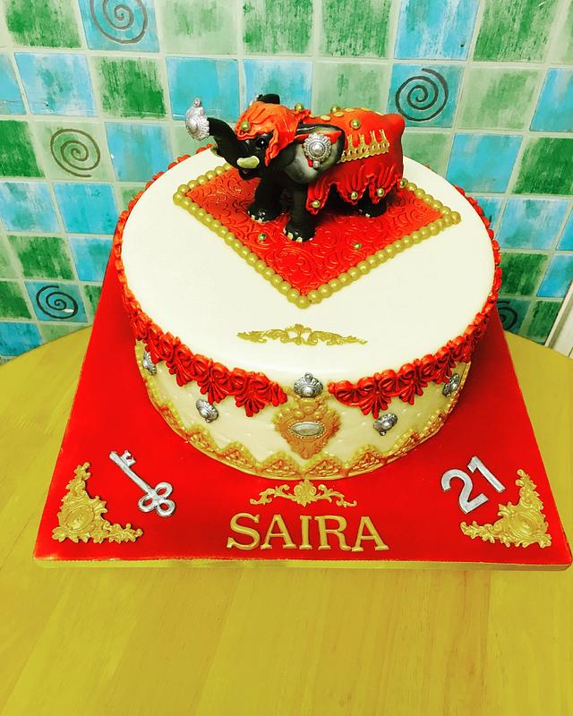 Bollywood Inspired Birthday Cake