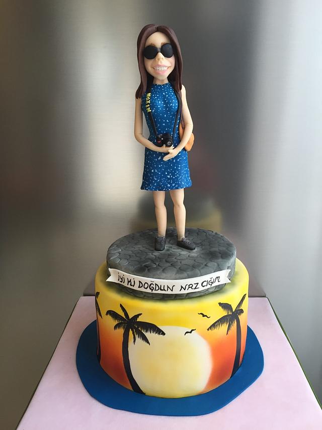 Summer Mode Decorated Cake By Pinar Aran Cakesdecor 