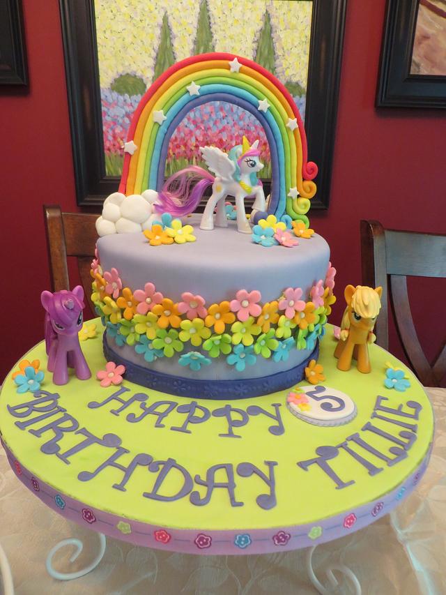 My Little Pony 5th Birthday! - Decorated Cake by - CakesDecor