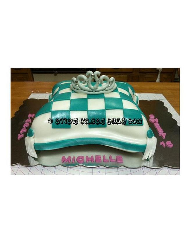 Sweet 16 Smaller Pillow Cake Cake By Cakesdecor