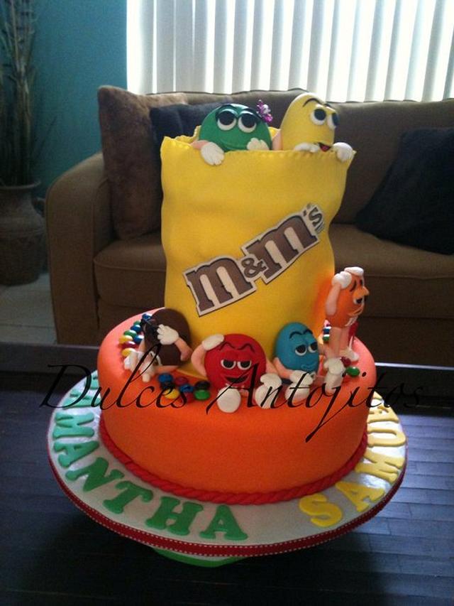 M&M birthday cake!