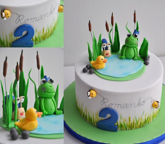 Lake - Decorated Cake by CakesVIZ - CakesDecor