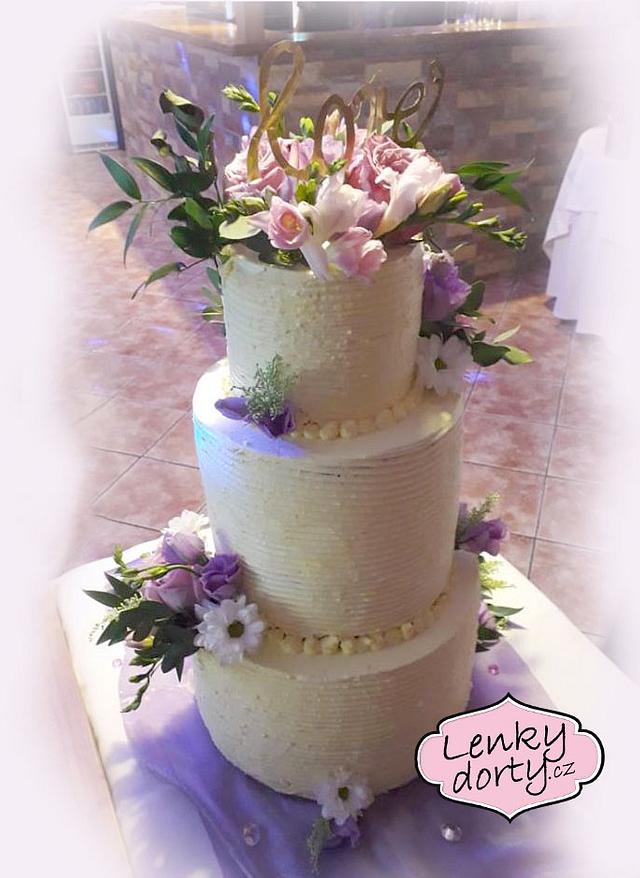 Wedding Cake Decorated Cake By Lenkydorty Cakesdecor Wedding Cake Decorated Cake By Lenkydorty Cakesdecor