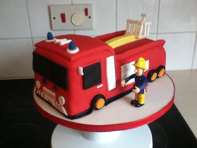 Fireman Sam - Decorated Cake by chris sandilands - CakesDecor