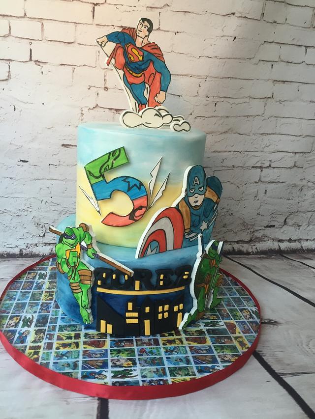 Favorite characters cake - Decorated Cake by Cake your - CakesDecor