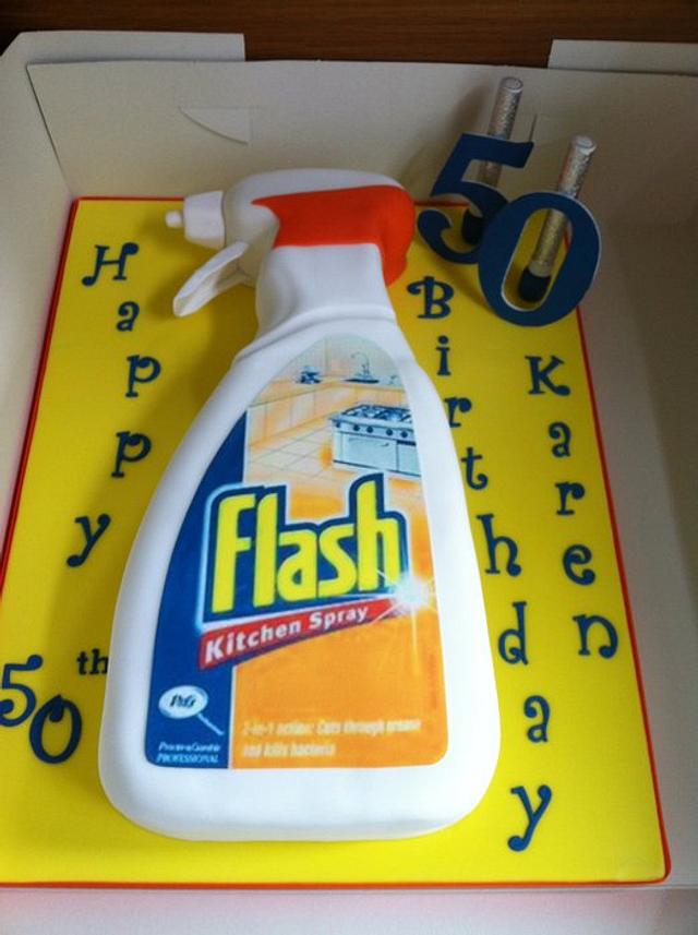 Flash Cleaner Cake By Donnajanecakes Cakesdecor