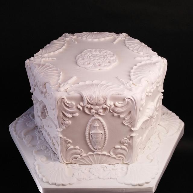 Baroque Wedding Cake   Cake By Tiffany's Cakery   CakesDecor