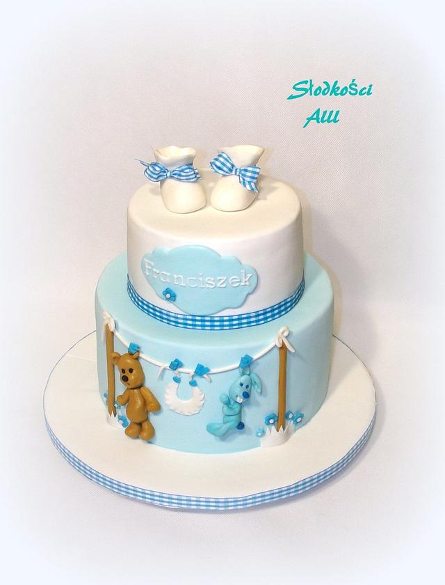 Christening Cake - Decorated Cake by Alll - CakesDecor