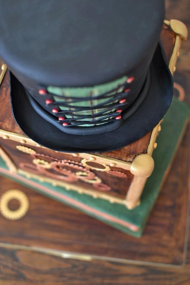 Steampunk 40th Birthday Cake