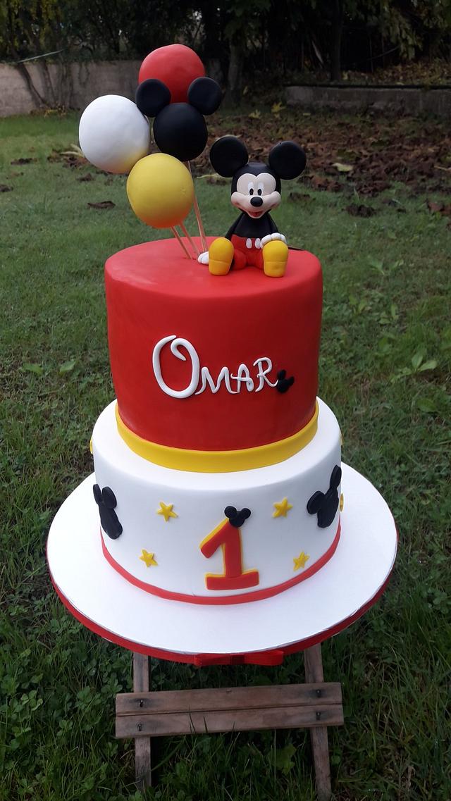 Mickey Mouse Cake Cake By Torte Panda Cakesdecor