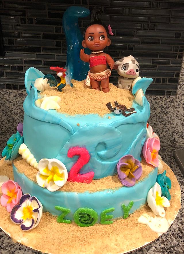 Moana Cake - Decorated Cake by Yezidid Treats - CakesDecor