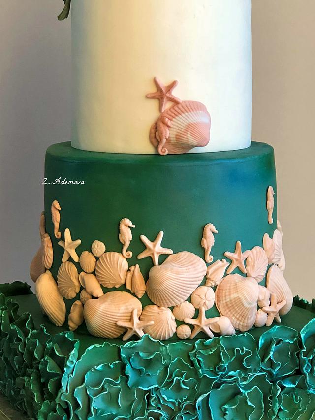 Little mermaid cake.