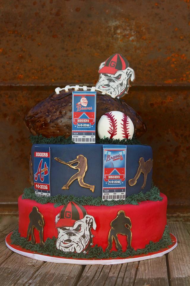 Georgia bulldog grooms cake best sale